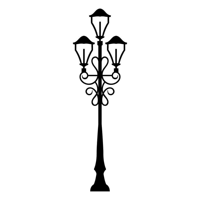 Αυτοκόλλητο Τοίχου Vintage Lamp - Decotek 09804-100759
