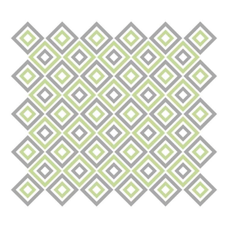 Αυτοκόλλητο Τοίχου Τετράγωνα - Decotek 09821-100828