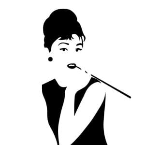 Αυτοκόλλητο Τοίχου Audrey Hepburn - Decotek 09269-101019