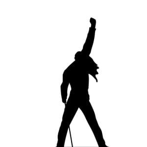Αυτοκόλλητο Τοίχου Freddie Mercury - Decotek 09270-101022