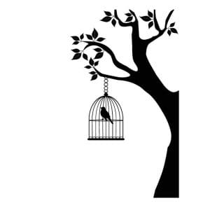 Αυτοκόλλητο Τοίχου Tree with Cage - Decotek 09285-101078