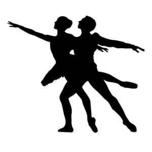Αυτοκόλλητο Τοίχου Dancers - Decotek 09436-101091