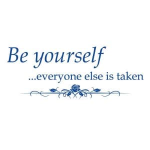 Αυτοκόλλητο Τοίχου Be Yourself - Decotek 09675-101213