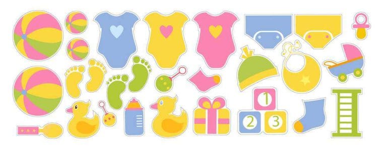 Παιδικό Αυτοκόλλητο Baby's Stuff - Decotek 12464-102392