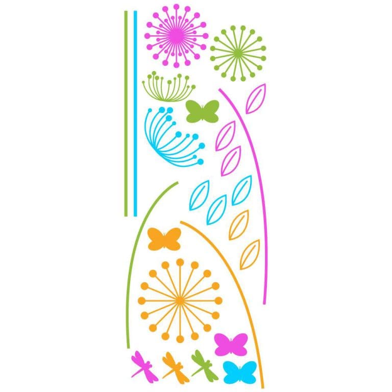 Παιδικό Αυτοκόλλητο Λουλούδια - Decotek 12636-102524