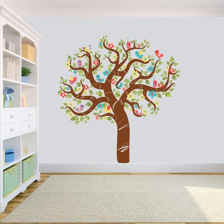 Παιδικό Αυτοκόλλητο Δέντρο με Πουλάκια - Decotek 12637-0