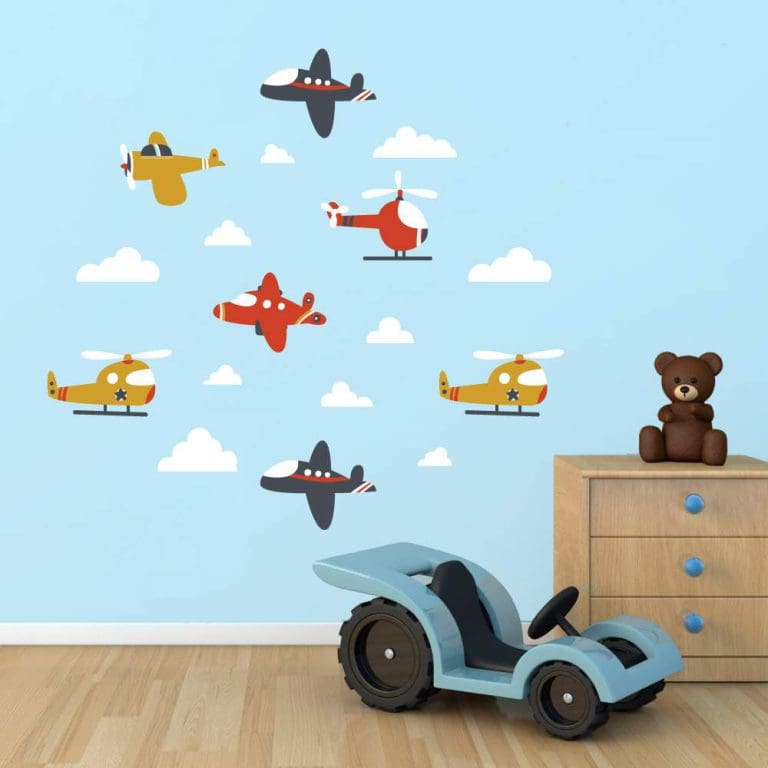 Παιδικό Αυτοκόλλητο Αεροπλάνα - Decotek 12642-0