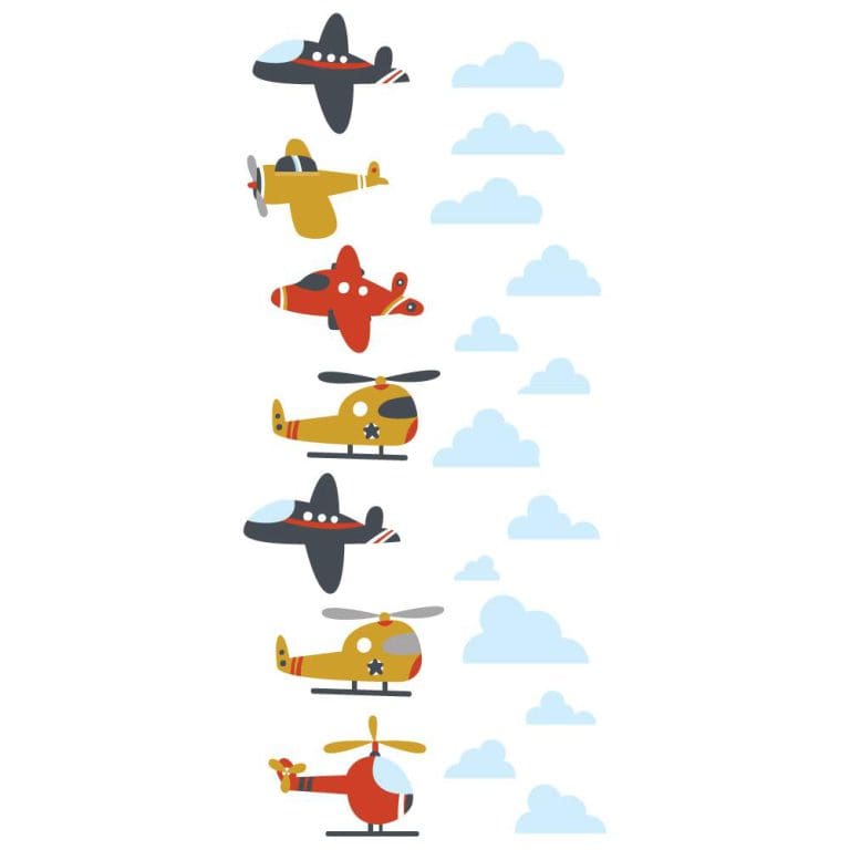 Παιδικό Αυτοκόλλητο Αεροπλάνα - Decotek 12642-102548
