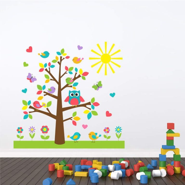 Παιδικό Αυτοκόλλητο Πολύχρωμο Δέντρο - Decotek 12645-0