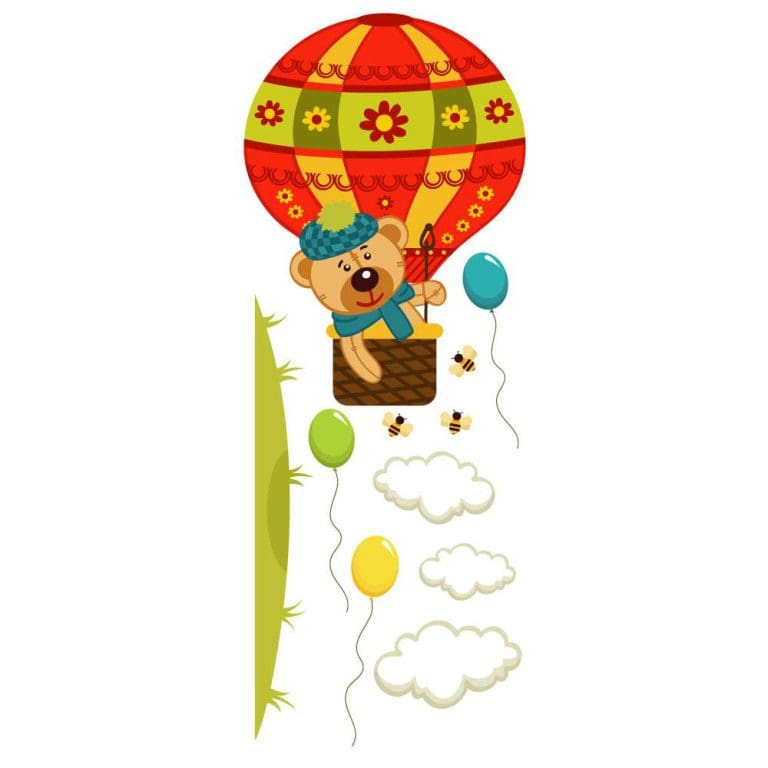 Παιδικό Αυτοκόλλητο Αερόστατο - Decotek 13297-102648