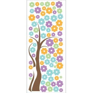 Παιδικό Αυτοκόλλητο Δέντρο με Λουλούδια - Decotek 13633-102736