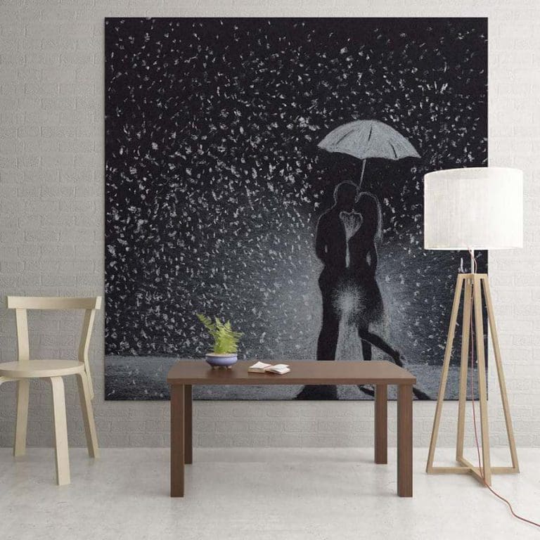 Πίνακας Ζωγραφικής Ζευγάρι στην Βροχή - Decotek 13574-0