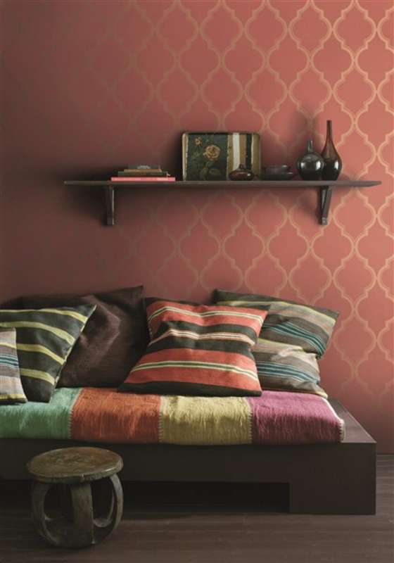 Ταπετσαρία Τοίχου Γεωμετρικά Σχέδια - York Wallcoverings, Kashmir - Decotek BH8336-104877