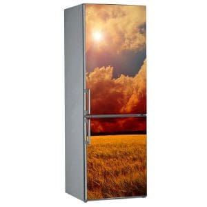 Αυτοκόλλητο Ψυγείου Σύννεφα πάνω από Χωράφι - Decotek 13842-0
