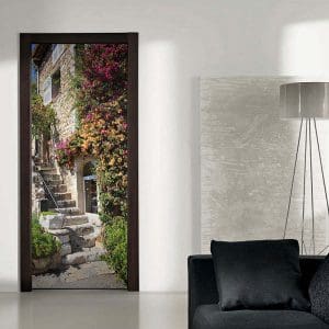 Αυτοκόλλητο Πόρτας Σπίτι με Κήπο - Decotek 15141-0
