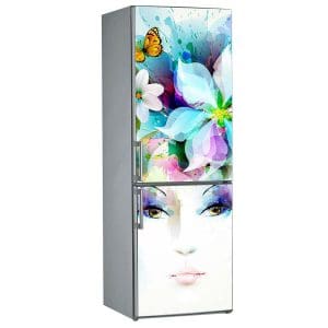 Αυτοκόλλητο Ψυγείου Γυναίκα με Λουλούδια στο Κεφάλι - Decotek 15199-0