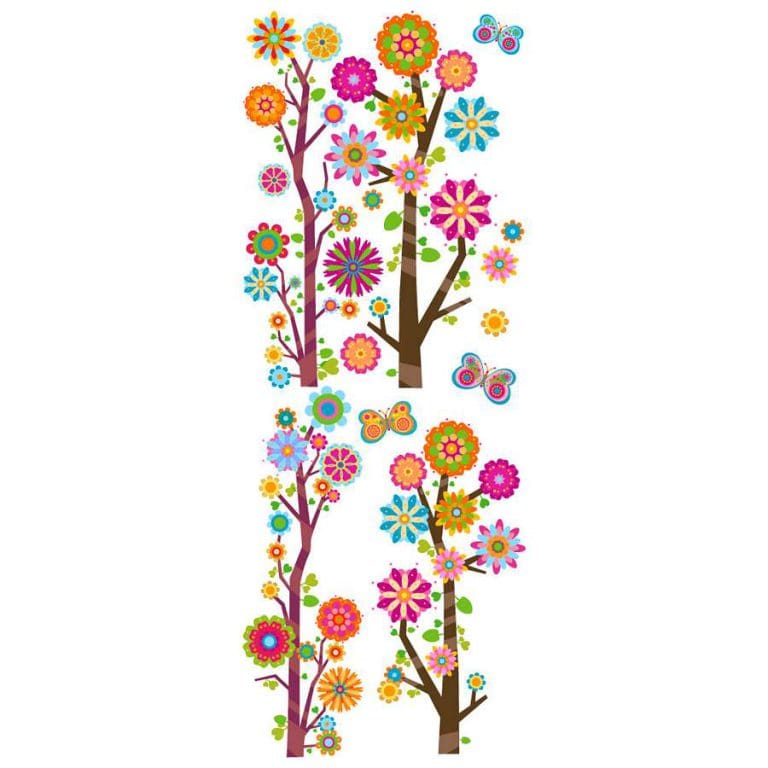 Παιδικό Αυτοκόλλητο Δέντρα με Λουλούδια - Decotek 13784-110655