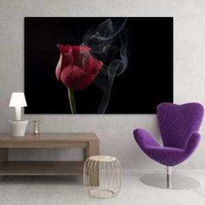 Πίνακας Ζωγραφικής Καπνός και Τριαντάφυλλο - Decotek 15180-0