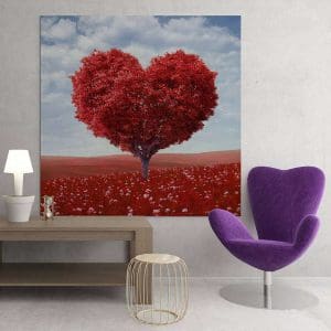Πίνακας Ζωγραφικής Κόκκινη Καρδιά - Decotek 13774-0