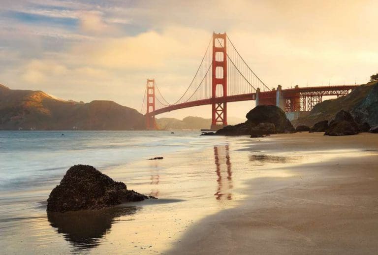Φωτοταπετσαρία Τοίχου Γέφυρα Golden Gate - Komar - Decotek XXL4-054-0