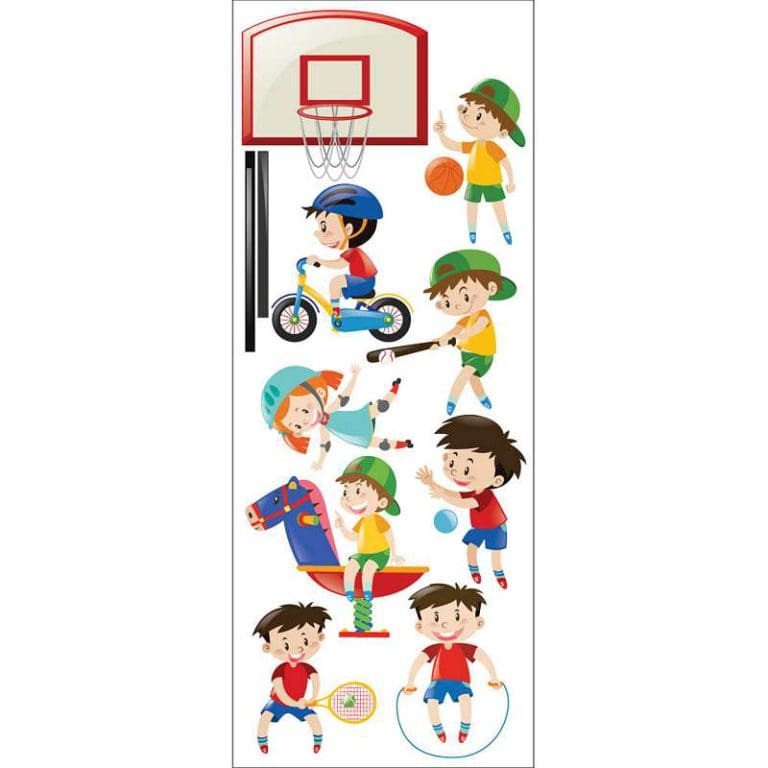 Παιδικό Αυτοκόλλητο Μπάσκετ και Αθλήματα - Decotek 15982-113393