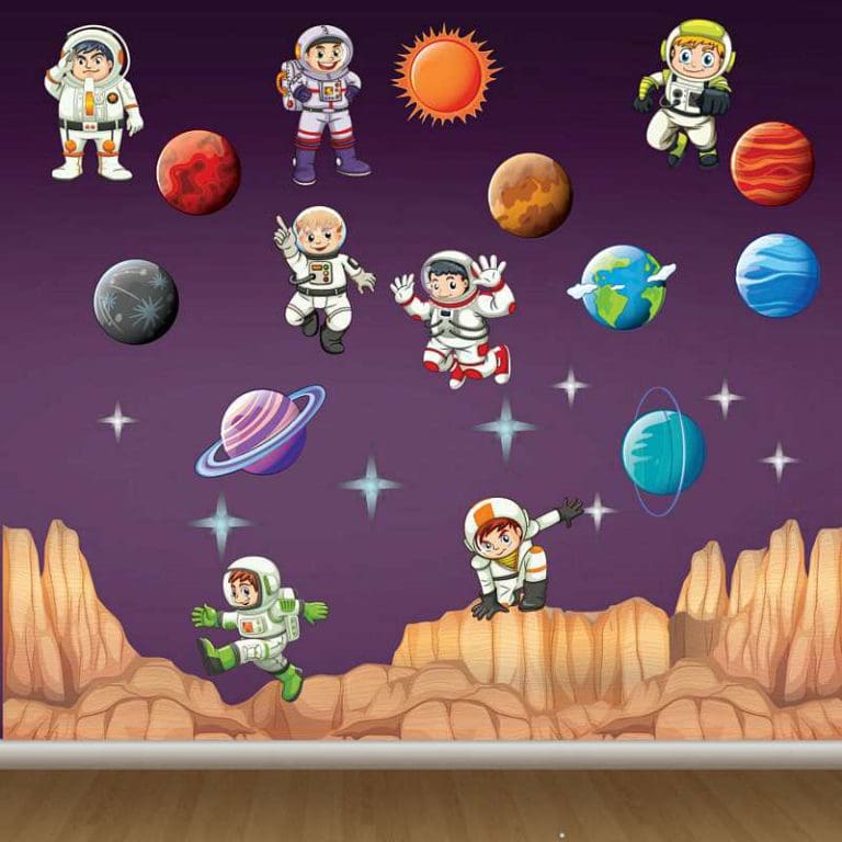 Παιδικό Αυτοκόλλητο Διάστημα και Αστροναύτες - Decotek 15990-0