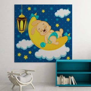Παιδικός Πίνακας Ζωγραφικής Ύπνος στο Φεγγάρι - Decotek 16016-0