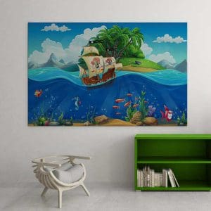 Παιδικός Πίνακας Ζωγραφικής Πειρατικό Πλοίο - Decotek 16024-0