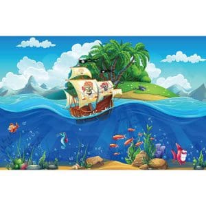 Παιδικός Πίνακας Ζωγραφικής Πειρατικό Πλοίο - Decotek 16024-113313