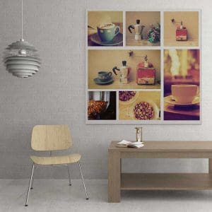 Πίνακας Ζωγραφικής Κολάζ με Καφέδες - Decotek 16061-0