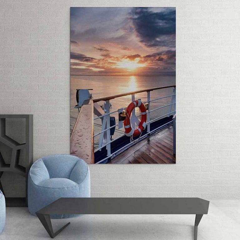 Πίνακας Ζωγραφικής Ηλιοβασίλεμα στο Πλοίο - Decotek 16076-0