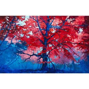 Πίνακας Ζωγραφικής Red Tree - Decotek 16598-114213
