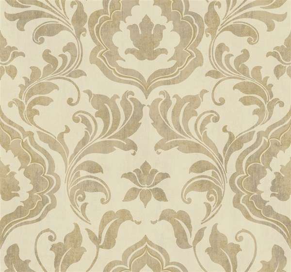 Κλασική Ταπετσαρία Τοίχου Μπαρόκ - York Wallcoverings, Gold Leaf - Decotek GF0702-0