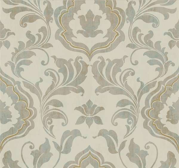 Κλασική Ταπετσαρία Τοίχου Μπαρόκ - York Wallcoverings, Gold Leaf - Decotek GF0703-0