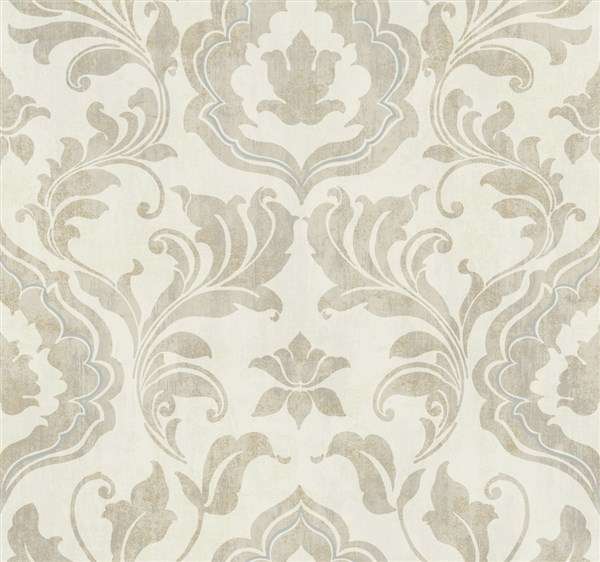 Κλασική Ταπετσαρία Τοίχου Μπαρόκ - York Wallcoverings, Gold Leaf - Decotek GF0704-0