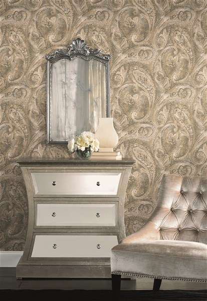 Ταπετσαρία Τοίχου Κλασική - York Wallcoverings, Gold Leaf - Decotek GF0716-116132