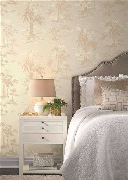 Ταπετσαρία Τοίχου Κλασική - York Wallcoverings, Gold Leaf - Decotek GF0767-116160