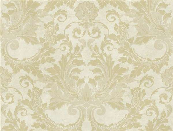 Κλασική Ταπετσαρία Τοίχου Μπαρόκ - York Wallcoverings, Gold Leaf - Decotek GF0782-0