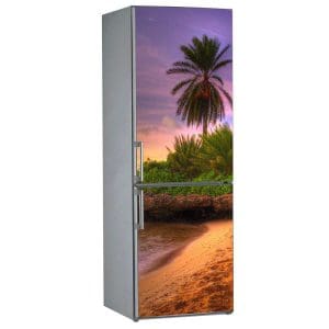 Αυτοκόλλητο Ψυγείου Ηλιοβασίλεμα στην Παραλία - Decotek 17788-0