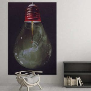 Πίνακας Ζωγραφικής Vintage Lamp - Decotek 16966-0