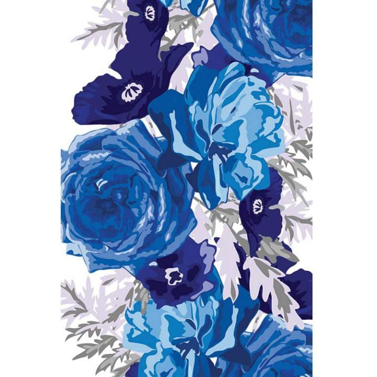 Πίνακας Ζωγραφικής Μπλε λουλούδια - Decotek 16970-120275