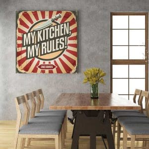 Πίνακας Ζωγραφικής My Kitchen Rules - Decotek 17011-0