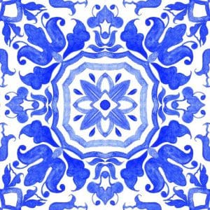 Πίνακας Ζωγραφικής Blue and White - Decotek 17015-120343