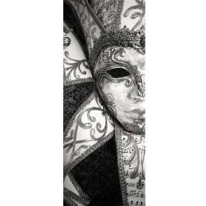 Αυτοκόλλητο Πόρτας Βενετσιάνικη Μάσκα - Decotek 19035-122172