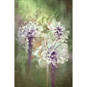 Πίνακας Ζωγραφικής Abstract Grunge Flowers – Decotek 180506-124190
