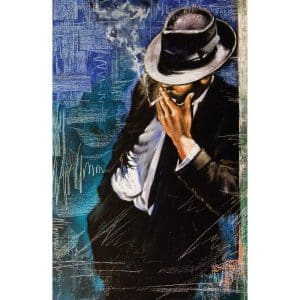 Πίνακας Ζωγραφικής Man Smoking In The Alley – Decotek 180539-124322