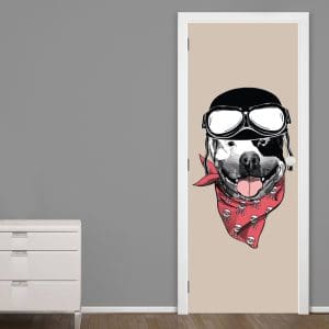 Αυτοκόλλητο Πόρτας Σκυλί Πιλότος - Decotek 20152-0