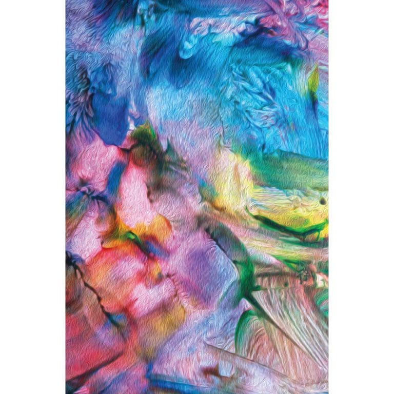 Πίνακας Ζωγραφικής Abstract Bright Rainbow– Decotek 180565-124631