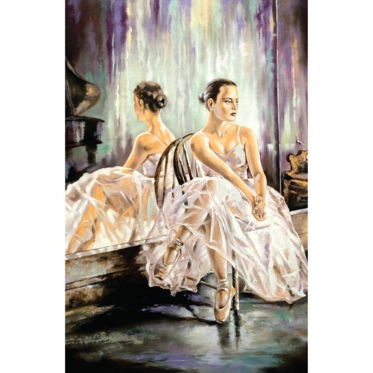 Πίνακας Ζωγραφικής Sitting Ballerina – Decotek 180606-124713