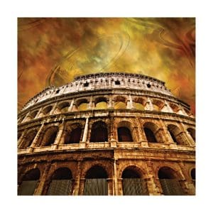 Πίνακας Ζωγραφικης Colosseum On Antique Background - Decotek 180624-124781